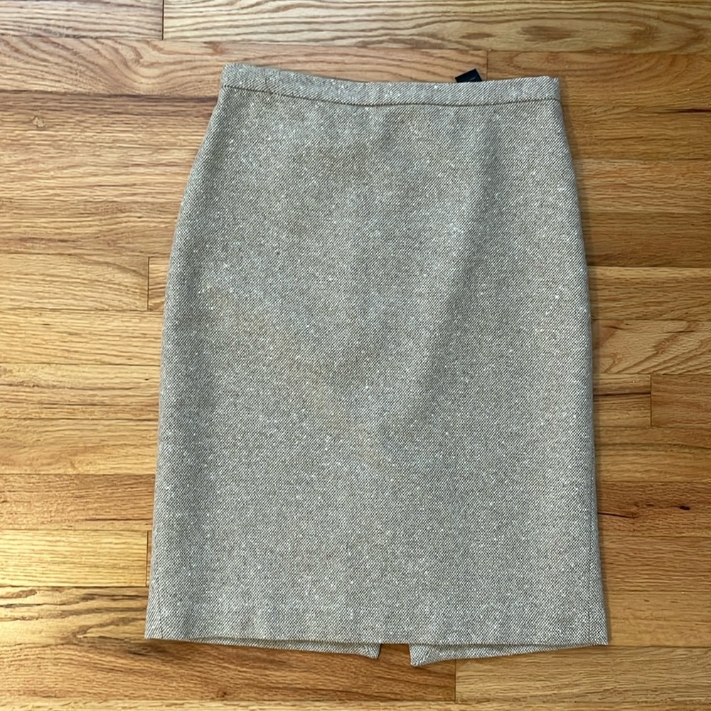 The Limited Natural Wool Pencil Skirt Size 6